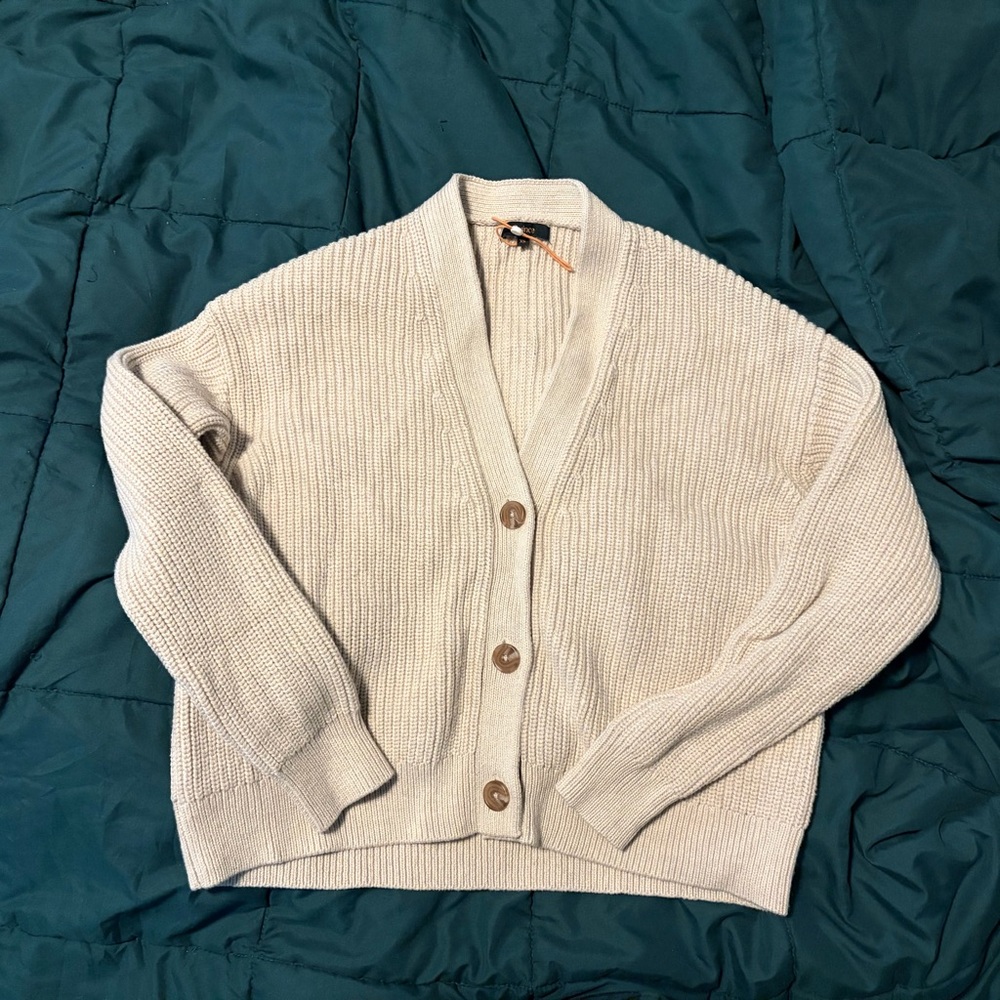 Quince Cardigan Sweater XS